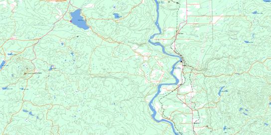 Red Rock Topo Map 093G10 at 1:50,000 scale - National Topographic System of Canada (NTS) - Toporama map