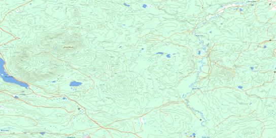 Bobtail Mountain Topo Map 093G11 at 1:50,000 scale - National Topographic System of Canada (NTS) - Toporama map