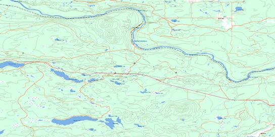 Isle Pierre Topographic map 093G14 at 1:50,000 Scale