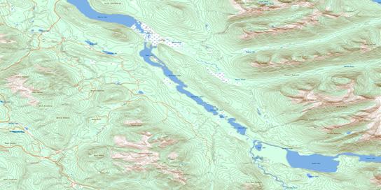 Spectacle Lakes Topo Map 093H03 at 1:50,000 scale - National Topographic System of Canada (NTS) - Toporama map