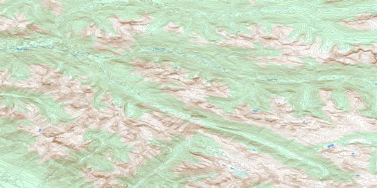Mount Rider Topo Map 093H09 at 1:50,000 scale - National Topographic System of Canada (NTS) - Toporama map