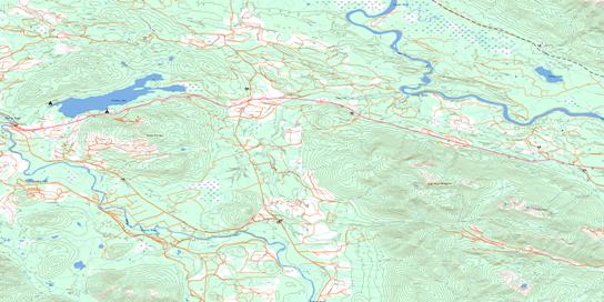 Hutton Topo Map 093H13 at 1:50,000 scale - National Topographic System of Canada (NTS) - Toporama map