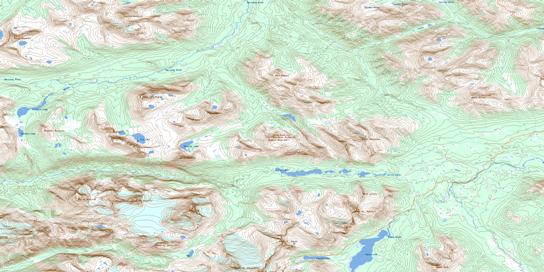 Jarvis Lakes Topographic map 093I01 at 1:50,000 Scale