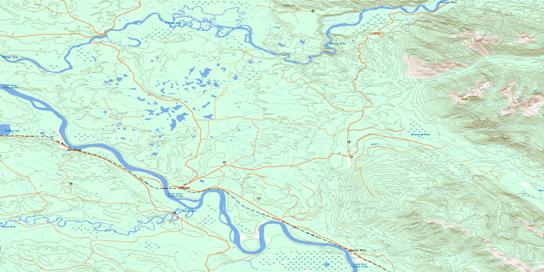 Sinclair Mills Topographic map 093I04 at 1:50,000 Scale