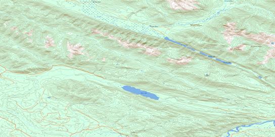 Otter Creek Topo Map 093I05 at 1:50,000 scale - National Topographic System of Canada (NTS) - Toporama map