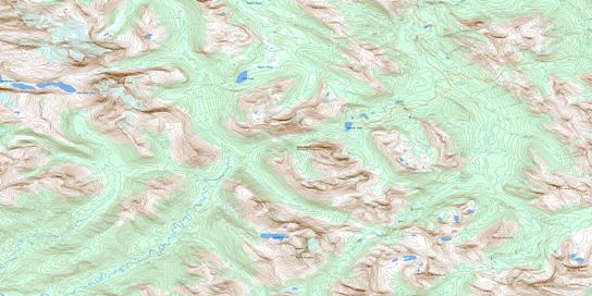 Wapiti Pass Topo Map 093I07 at 1:50,000 scale - National Topographic System of Canada (NTS) - Toporama map