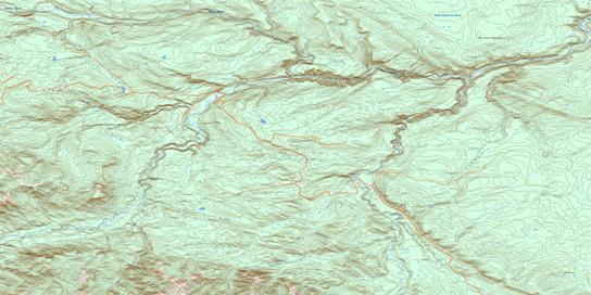 Belcourt Creek Topo Map 093I09 at 1:50,000 scale - National Topographic System of Canada (NTS) - Toporama map