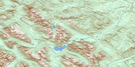 Wapiti Lake Topographic map 093I10 at 1:50,000 Scale