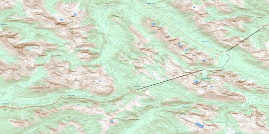 Sentinel Peak Topo Map 093I13 at 1:50,000 scale - National Topographic System of Canada (NTS) - Toporama map