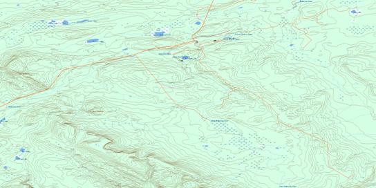 South Redwillow River Topographic map 093I16 at 1:50,000 Scale