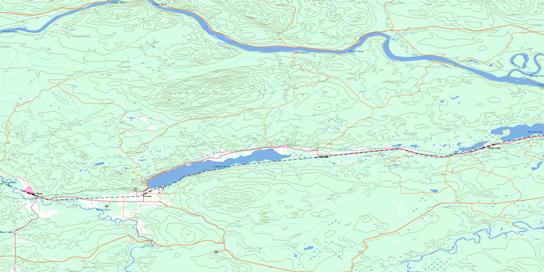 Giscome Topo Map 093J01 at 1:50,000 scale - National Topographic System of Canada (NTS) - Toporama map