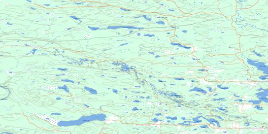 Saxton Lake Topo Map 093J03 at 1:50,000 scale - National Topographic System of Canada (NTS) - Toporama map