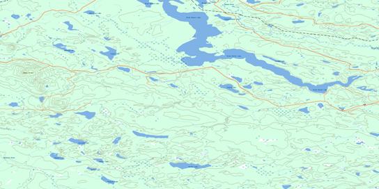 Great Beaver Lake Topo Map 093J05 at 1:50,000 scale - National Topographic System of Canada (NTS) - Toporama map