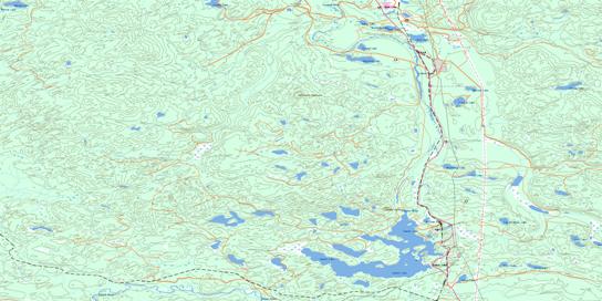 Summit Lake Topo Map 093J07 at 1:50,000 scale - National Topographic System of Canada (NTS) - Toporama map