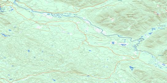 Hominka River Topo Map 093J09 at 1:50,000 scale - National Topographic System of Canada (NTS) - Toporama map