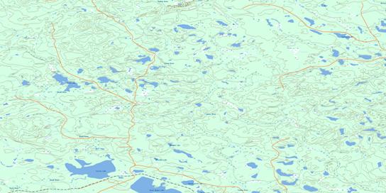 Carrier Lake Topo Map 093J12 at 1:50,000 scale - National Topographic System of Canada (NTS) - Toporama map