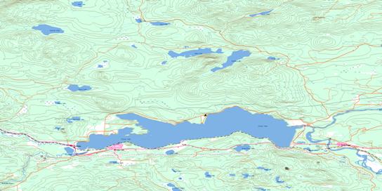 Fraser Lake Topographic map 093K02 at 1:50,000 Scale