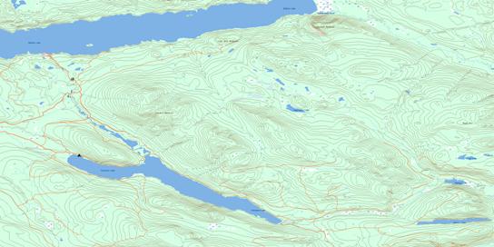 Taltapin Lake Topo Map 093K06 at 1:50,000 scale - National Topographic System of Canada (NTS) - Toporama map