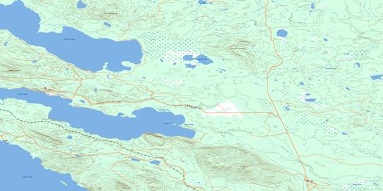 Pinchi Lake Topographic map 093K09 at 1:50,000 Scale