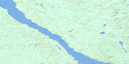 Pendleton Bay Topo Map 093K12 at 1:50,000 scale - National Topographic System of Canada (NTS) - Toporama map