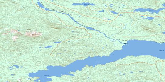 Trembleur Lake Topo Map 093K14 at 1:50,000 scale - National Topographic System of Canada (NTS) - Toporama map