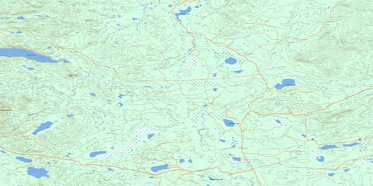 Tezzeron Creek Topographic map 093K16 at 1:50,000 Scale