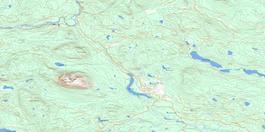 Owen Lake Topographic map 093L02 at 1:50,000 Scale