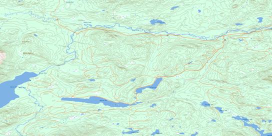 Lamprey Creek Topographic map 093L03 at 1:50,000 Scale