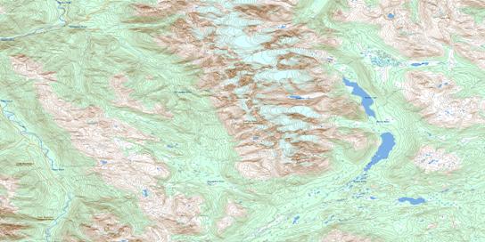 Burnie Lake Topographic map 093L05 at 1:50,000 Scale