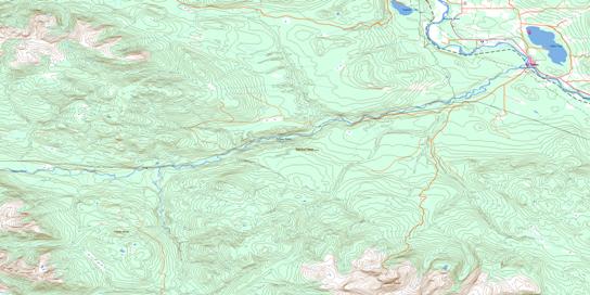 Telkwa Topo Map 093L11 at 1:50,000 scale - National Topographic System of Canada (NTS) - Toporama map