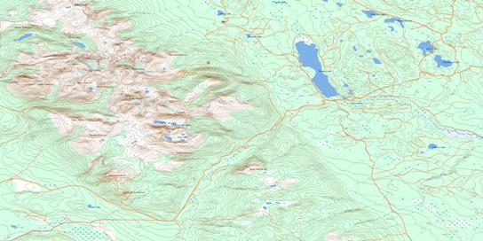 Driftwood Creek Topo Map 093L15 at 1:50,000 scale - National Topographic System of Canada (NTS) - Toporama map