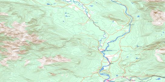 Hazelton Topo Map 093M05 at 1:50,000 scale - National Topographic System of Canada (NTS) - Toporama map