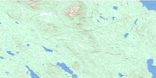 Nakinilerak Lake Topo Map 093M08 at 1:50,000 scale - National Topographic System of Canada (NTS) - Toporama map