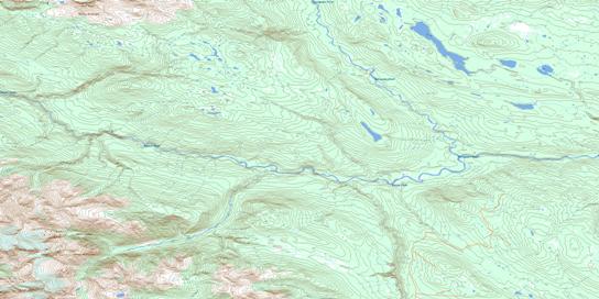 Gunanoot Lake Topo Map 093M11 at 1:50,000 scale - National Topographic System of Canada (NTS) - Toporama map