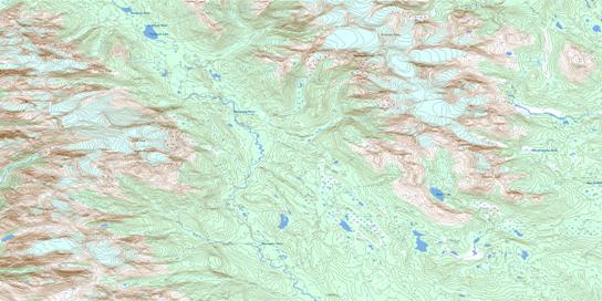 Shelagyote Peak Topo Map 093M14 at 1:50,000 scale - National Topographic System of Canada (NTS) - Toporama map