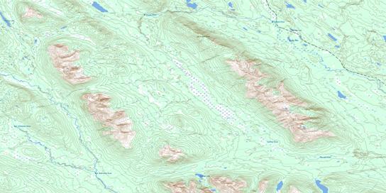 Kotsine River Topographic map 093M15 at 1:50,000 Scale