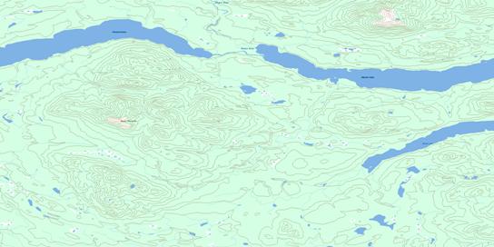 Chuchi Lake Topo Map 093N02 at 1:50,000 scale - National Topographic System of Canada (NTS) - Toporama map