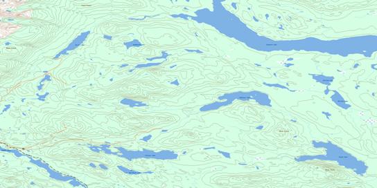 Takatoot Lake Topo Map 093N03 at 1:50,000 scale - National Topographic System of Canada (NTS) - Toporama map