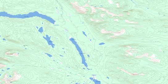 Indata Lake Topo Map 093N06 at 1:50,000 scale - National Topographic System of Canada (NTS) - Toporama map