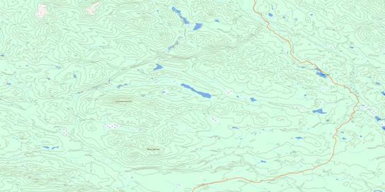 Sylvester Creek Topo Map 093N08 at 1:50,000 scale - National Topographic System of Canada (NTS) - Toporama map