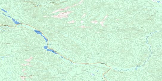 Manson Lakes Topo Map 093N09 at 1:50,000 scale - National Topographic System of Canada (NTS) - Toporama map