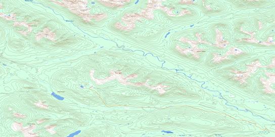 Ogden Creek Topo Map 093N13 at 1:50,000 scale - National Topographic System of Canada (NTS) - Toporama map