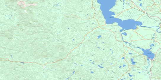 Tudyah Lake Topographic map 093O03 at 1:50,000 Scale