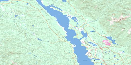 Morfee Lakes Topographic map 093O06 at 1:50,000 Scale
