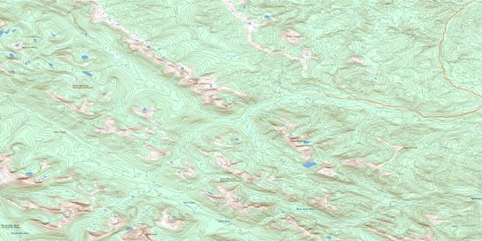 Le Moray Creek Topographic map 093O08 at 1:50,000 Scale