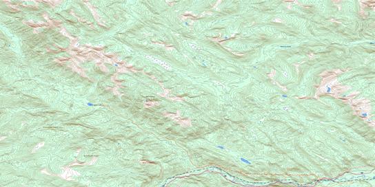 Callazon Creek Topo Map 093O10 at 1:50,000 scale - National Topographic System of Canada (NTS) - Toporama map