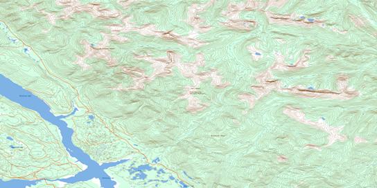 Cut Thumb Creek Topo Map 093O11 at 1:50,000 scale - National Topographic System of Canada (NTS) - Toporama map