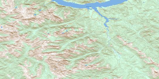 Point Creek Topo Map 093O14 at 1:50,000 scale - National Topographic System of Canada (NTS) - Toporama map