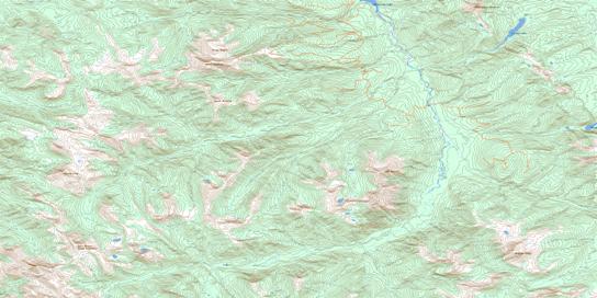 Carbon Creek Topographic map 093O15 at 1:50,000 Scale
