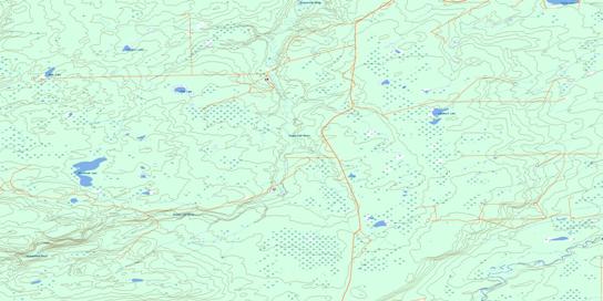 Blackhawk Lake Topographic map 093P01 at 1:50,000 Scale